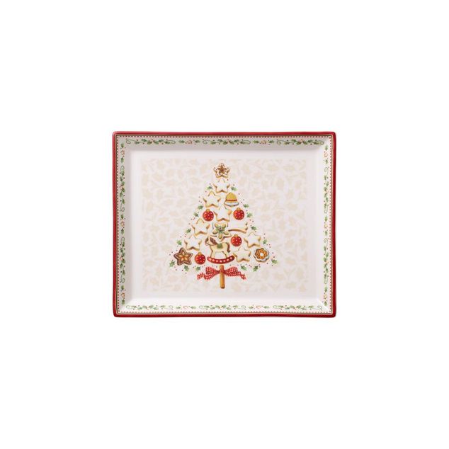 Winter Bakery Delight Rectangular cake platter small 65 cl 965g
