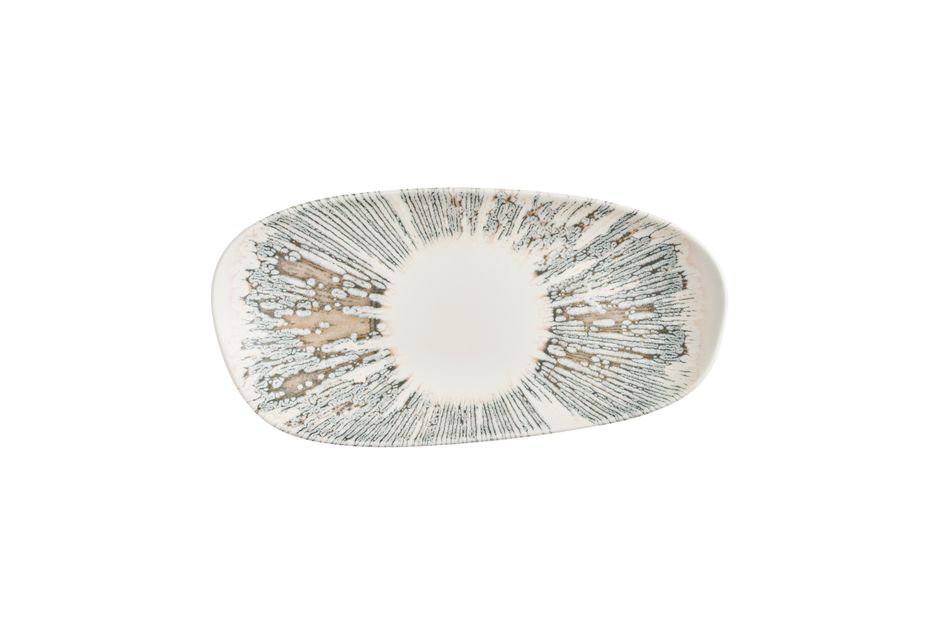 Opal Lyra Pink Opal * Organic Oblong Plate * 30 x 15cm