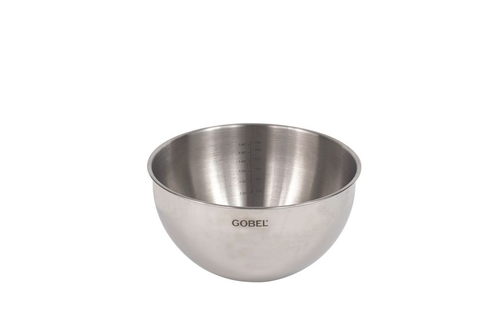 GOBEL Mixing bowl - Ø 30 cm - stainless steel - round bottom