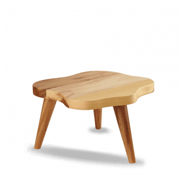 Wood Large Organic Stand Xcm 27.5 X 14.5Cm
