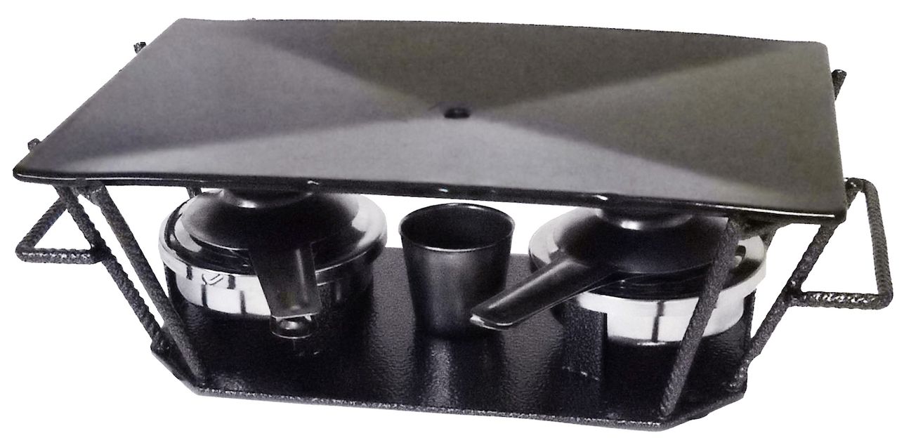 Louis Tellier (Bron Coucke) Planchetta 4 servings - metal base