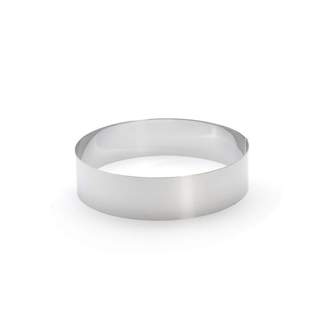 St. Steel Round Ring Dia:26 Cm Ht 6 Cm