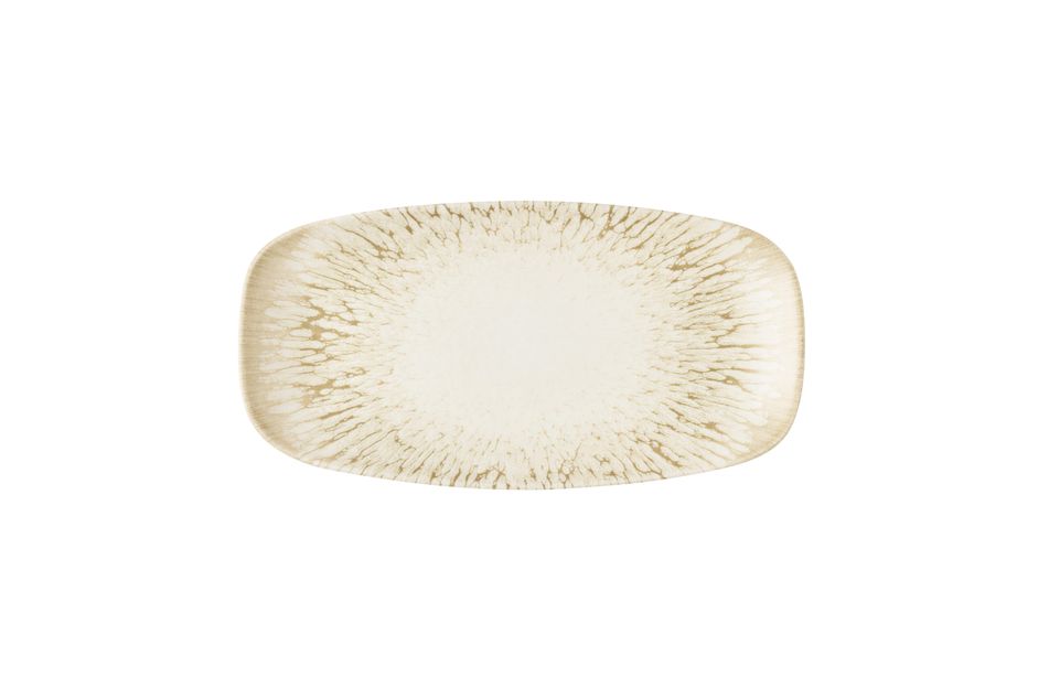 Inked Lume Natural * Oblong Plate * 29.8 x 15.3cm