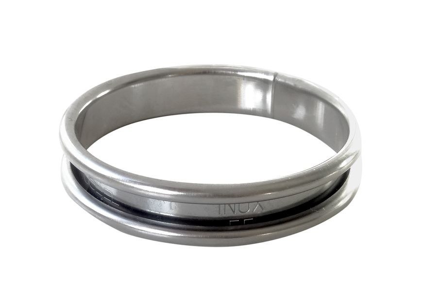 GOBEL Box of 6 st/st biscuits rings - 4/10th thickness- Ø55 mm h12 mm