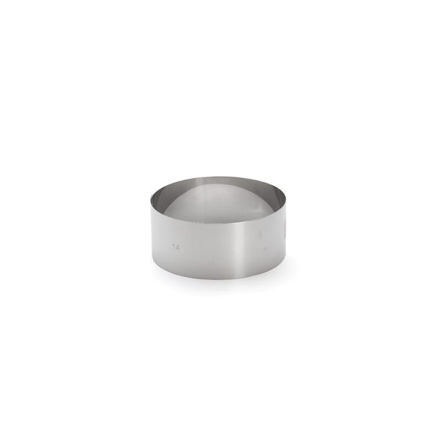 St. Steel Round Ring Dia:14 Cm Ht 6 Cm