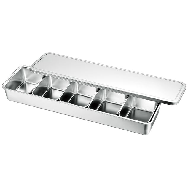 Louis Tellier Japanese mini-boxes in container - 22,4 x 14,9 x 6,3 cm - with 5 bins N4391T