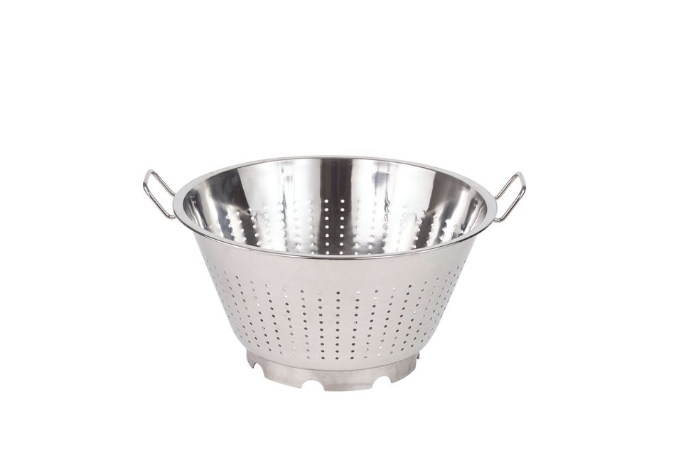 Louis Tellier Conical stainless steel colander with base - 40 cm - 2 handles