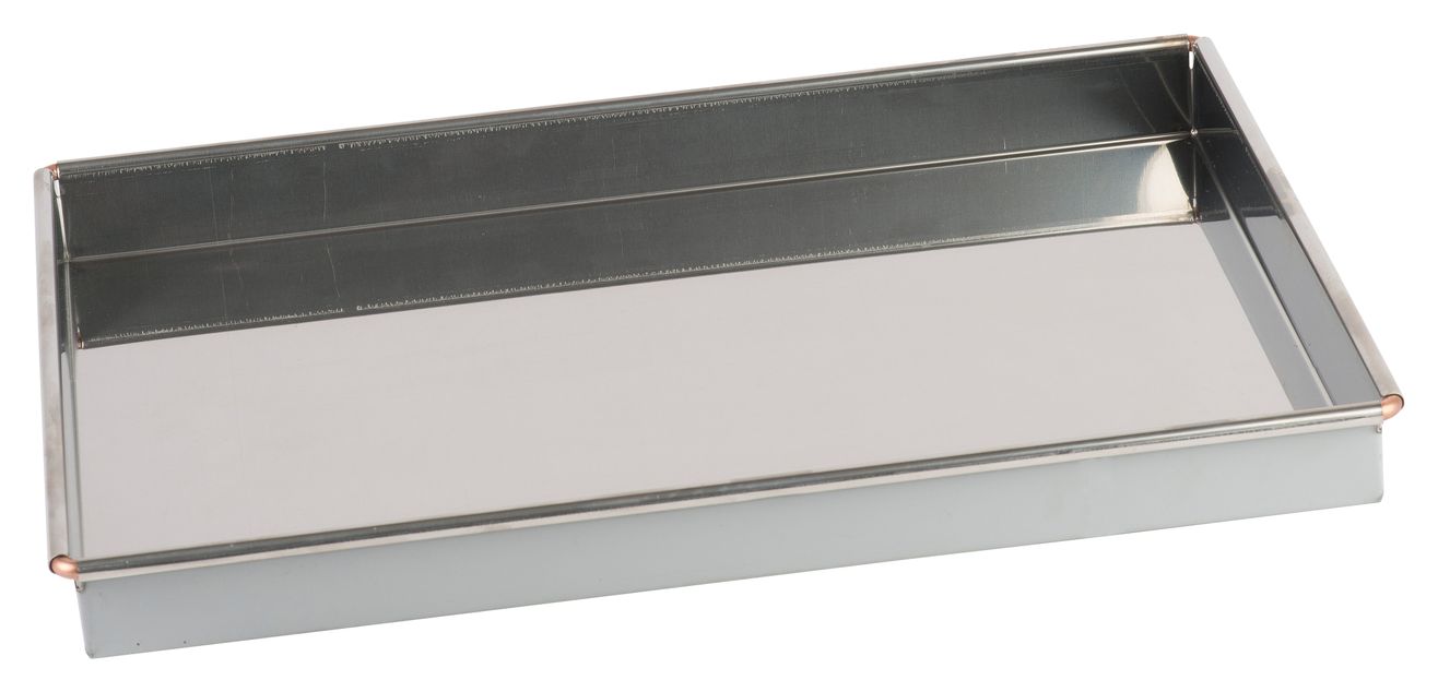 GOBEL St/st baking sheet - int 588 x 388 mm int - ext 600 x 400 - h 50 mm