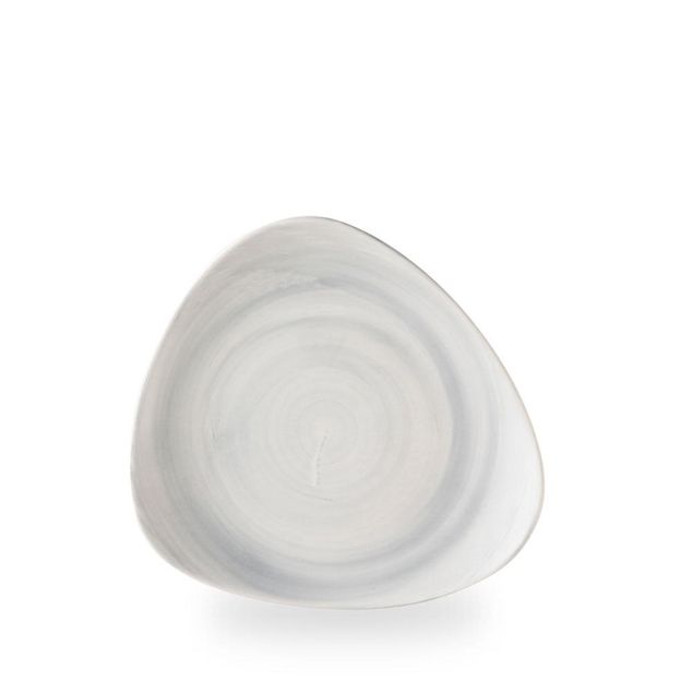 Stonecast Canvas Grey Lotus Plate 22.9cm