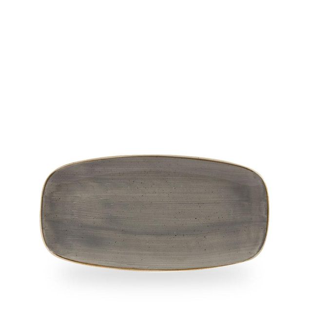 Stonecast Grey Chefs Oblong Tallerken 29.8 X 15.3Cm