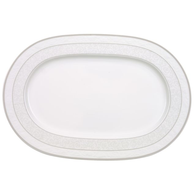 Gray Pearl Oval platter 350x240x17mm