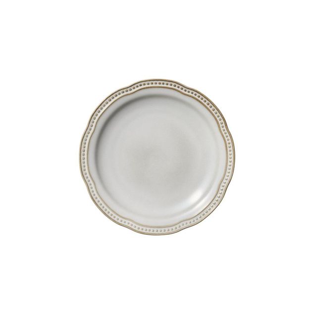 MANETTE PERLS Plate flat with rim - Ø22cm - H:250cm