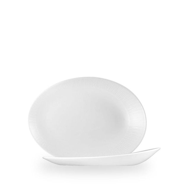 Bamboo Oval Tallerken 25 X 19.4 X 3.2Cm