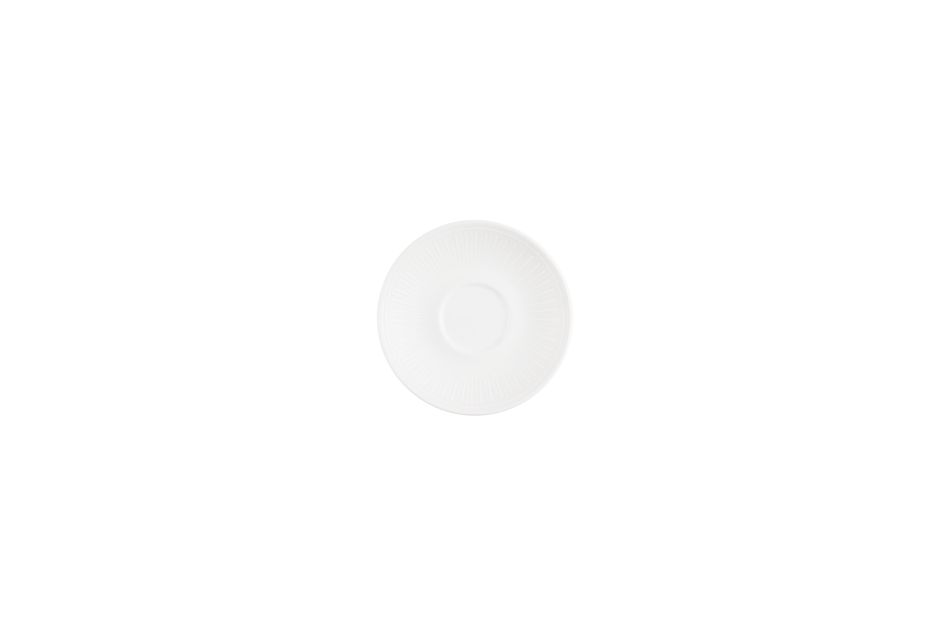 Inked Era White / White Cafe Cappuccino Saucer  / 15.6cm