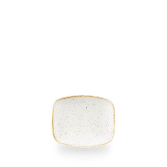 Stonecast Barley White Oblong Chefs Tallerken 15.4 X 12.6Cm