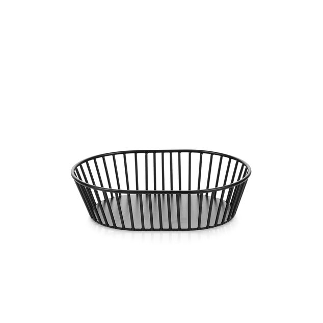 Ibr Shallow Bread Basket 20,5Cm Black Metal