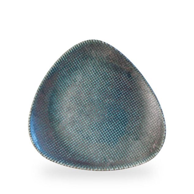 Astro Metallic Blue Lotus Plate 26.5cm