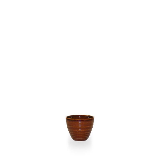 Cinnamon Ripple Dipper Pot 7 X 6.2Cm