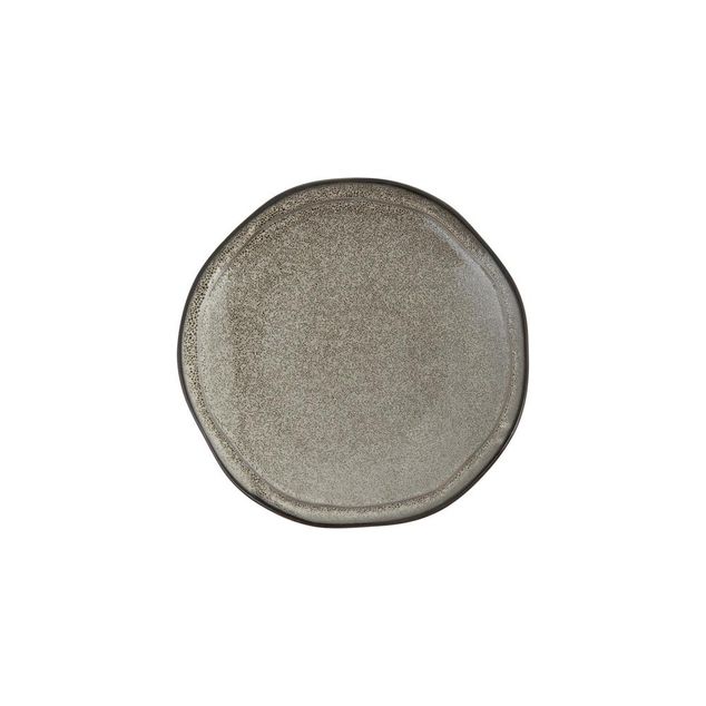 STON GREY Plate flat round coupe - Ø15cm - H:15cm