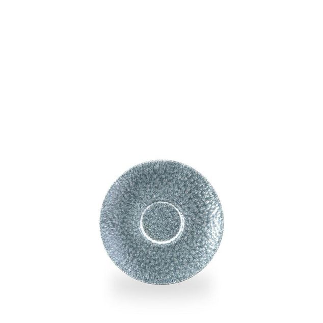 Raku Topaz Blue Cappuccino Saucer 15.6Cm