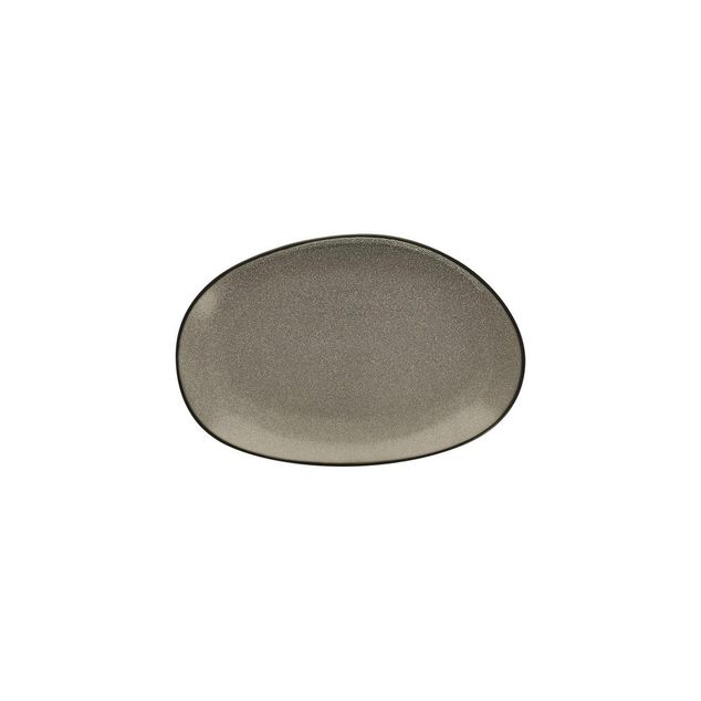 STON GREY Platter coupe oval 36cm - H:30cm