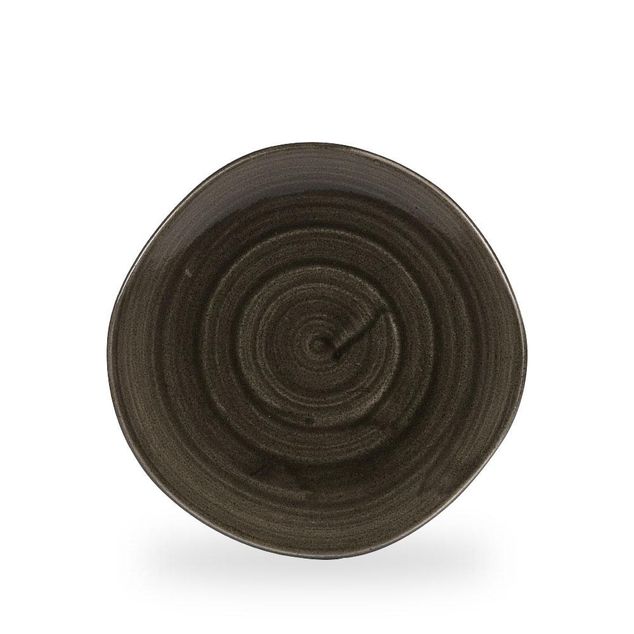 Stonecast Patina Iron Black Rund Trace Tallerken 26.4Cm