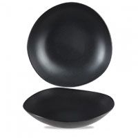 Plastic Trace Granite Blk Melamine Bolle 38Cm