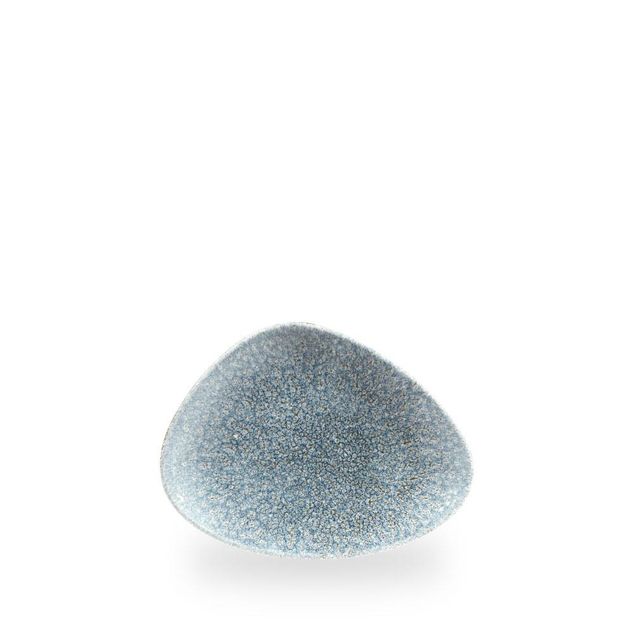 Raku Topaz Blue Triangle Chefs Tallerken 20 X 15Cm