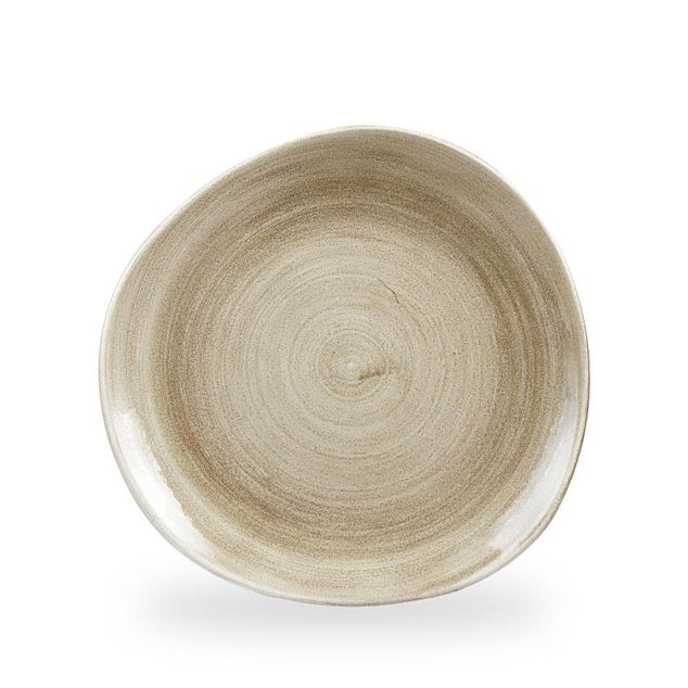 Stonecast Patina Antique Taupe Rund Trace Tallerken 28.6Cm