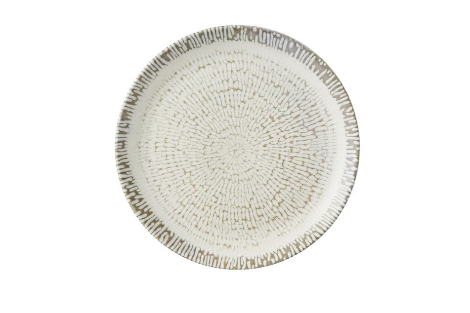 Inked Cascade Taupe Evolve * Coupe Plate * 28.8cm