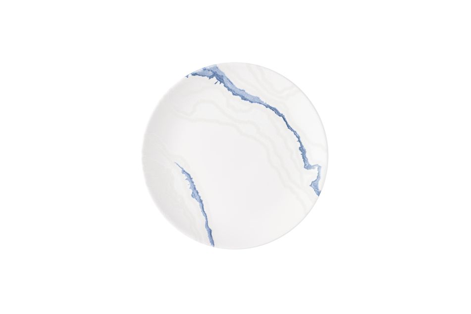 Inked Tide Accents Blue Evolve * Coupe Plate * 21.7cm