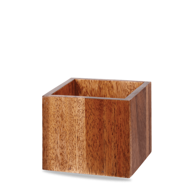 Wood Buffet Cube - Small Op Stk 12 X 12 X 10Cm