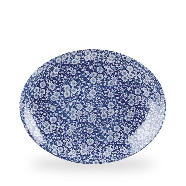 Victorian Calico Prague Orbit Oval Coupe Tallerken 31.7 X 25.5Cm