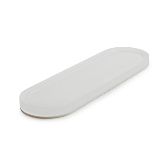 Mealplak Oblong Pastry Support 17Cm Nacryl White