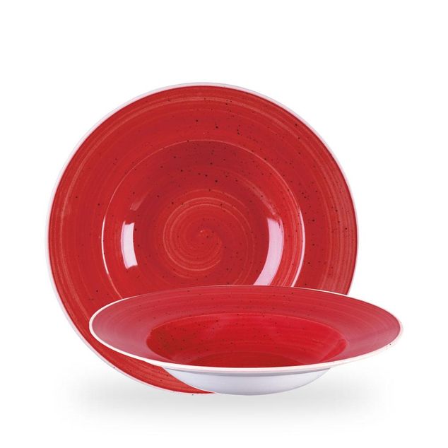 Stonecast Berry Red Profile Wide Rim Bolle Large 28Cm