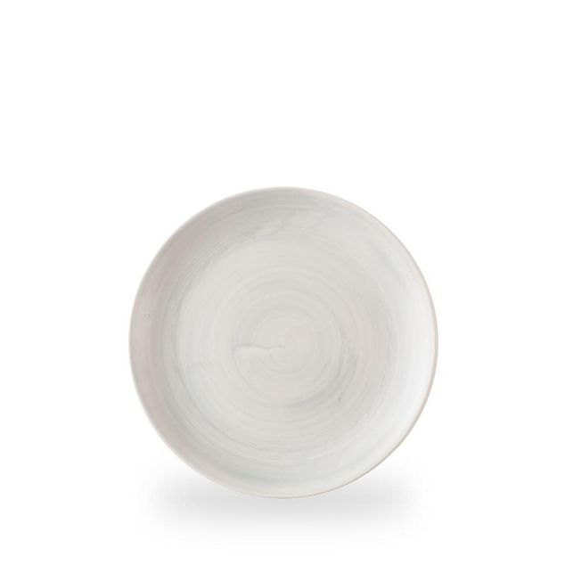 Stonecast Canvas Grey Evolve Coupe Plate 21.7cm
