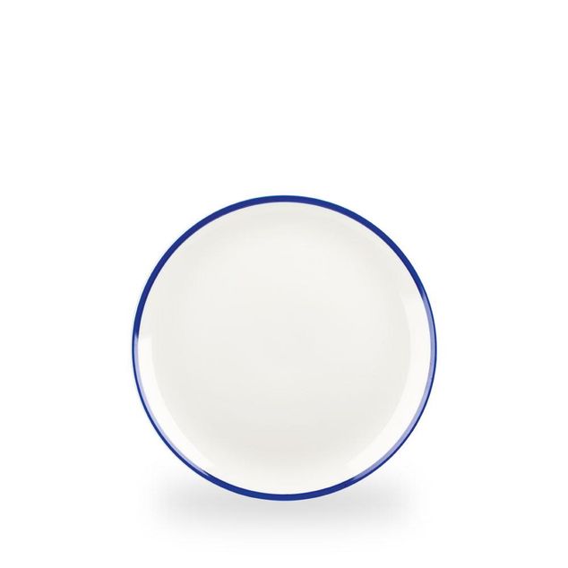 Retro Blue Coupe Tallerken 21.7Cm