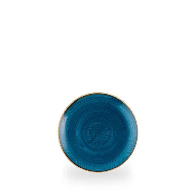Stonecast Java Blue Evolve Coupe Plate 16.5cm