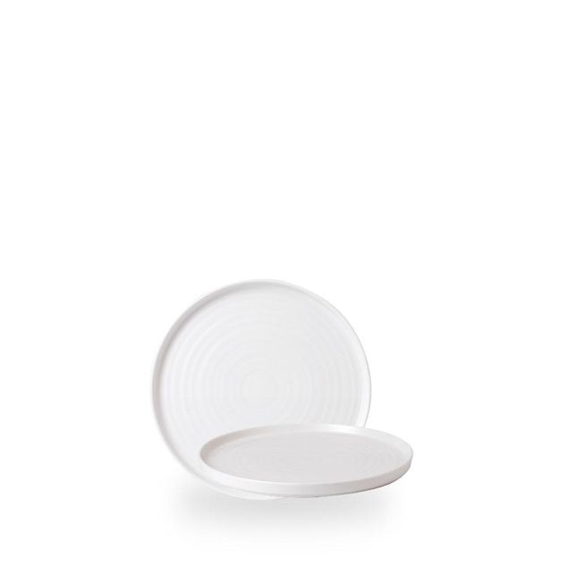 White Walled Tallerken 15.7Cm