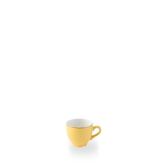 Stonecast Mustard Espresso Cup 10cl H: 5,5cm Dia: 6,5cm