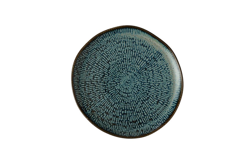 Inked Cascade Natural Plate 25.5cm