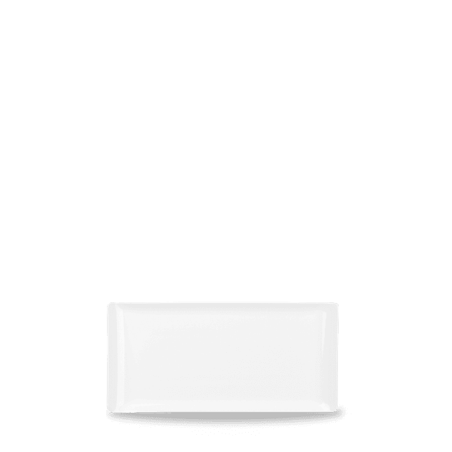 Plastic White Melamine Fat 30 X 14.5Cm