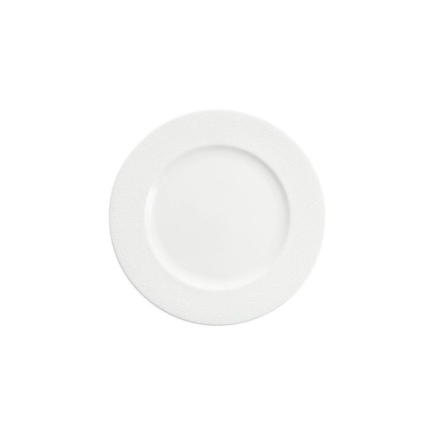 AMANDA White Plate flat with rim - Ø31cm - H:20cm