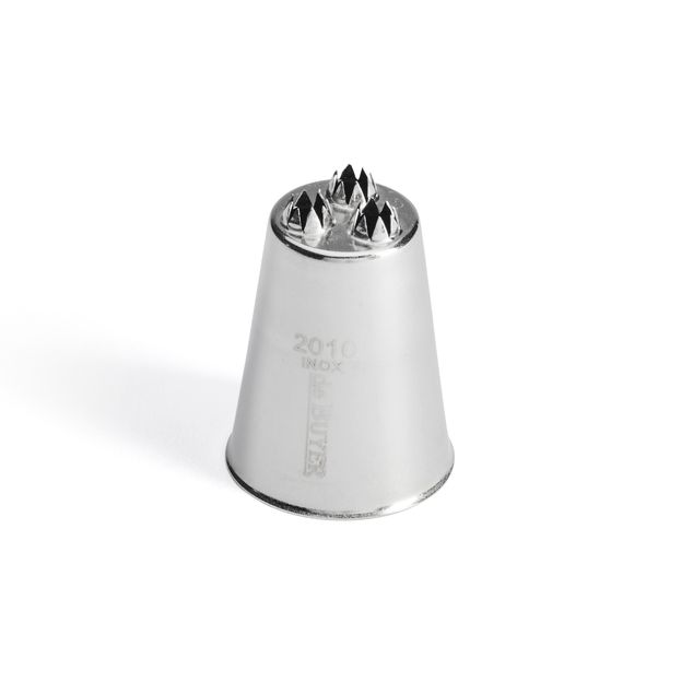 De Buyer St.Steel Birdnest Nozzle Ø3 Cm -3HolesØ5Mm
