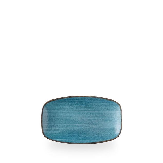 Stonecast Raw Teal Oblong Chefs Plate 12.1cm