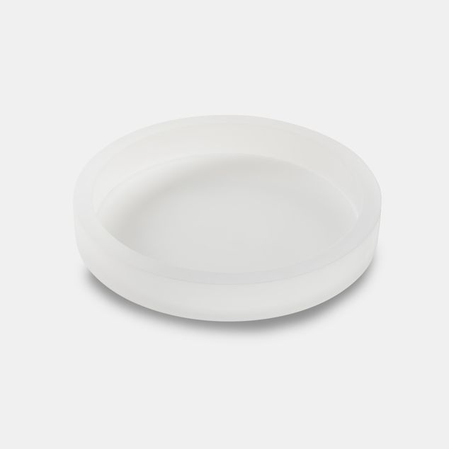 Mealplak Gourmet Round 30cm For Riser Nacryl White 120cl