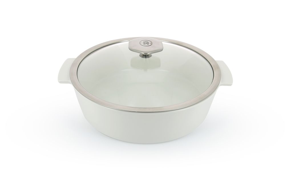 Revolution 2 Shallow Cocotte 11''/28Cm Glass Induction