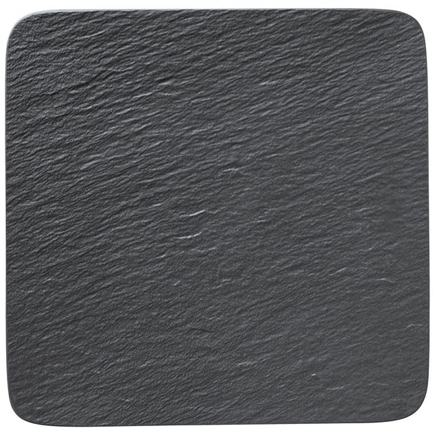 The Rock Black Shale Flat square plate 320x320x15mm