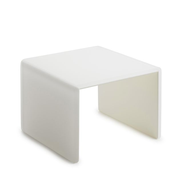 Mealplak Medium Square Buffet Nacryl White
