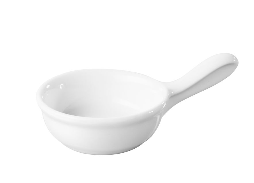 Miniature Sauspan 6,4Cm 2Cl White